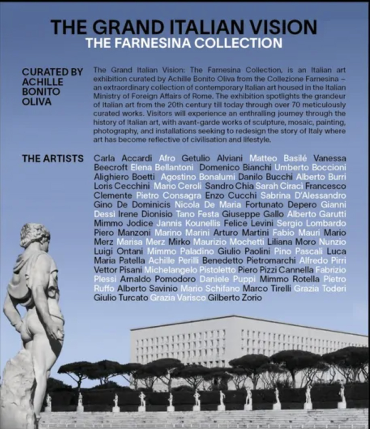 La Grande Visione Italiana. Collezione Farnesina